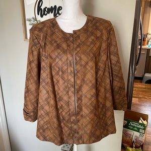 Dressbarn open front blazer jacket • Size 22/24